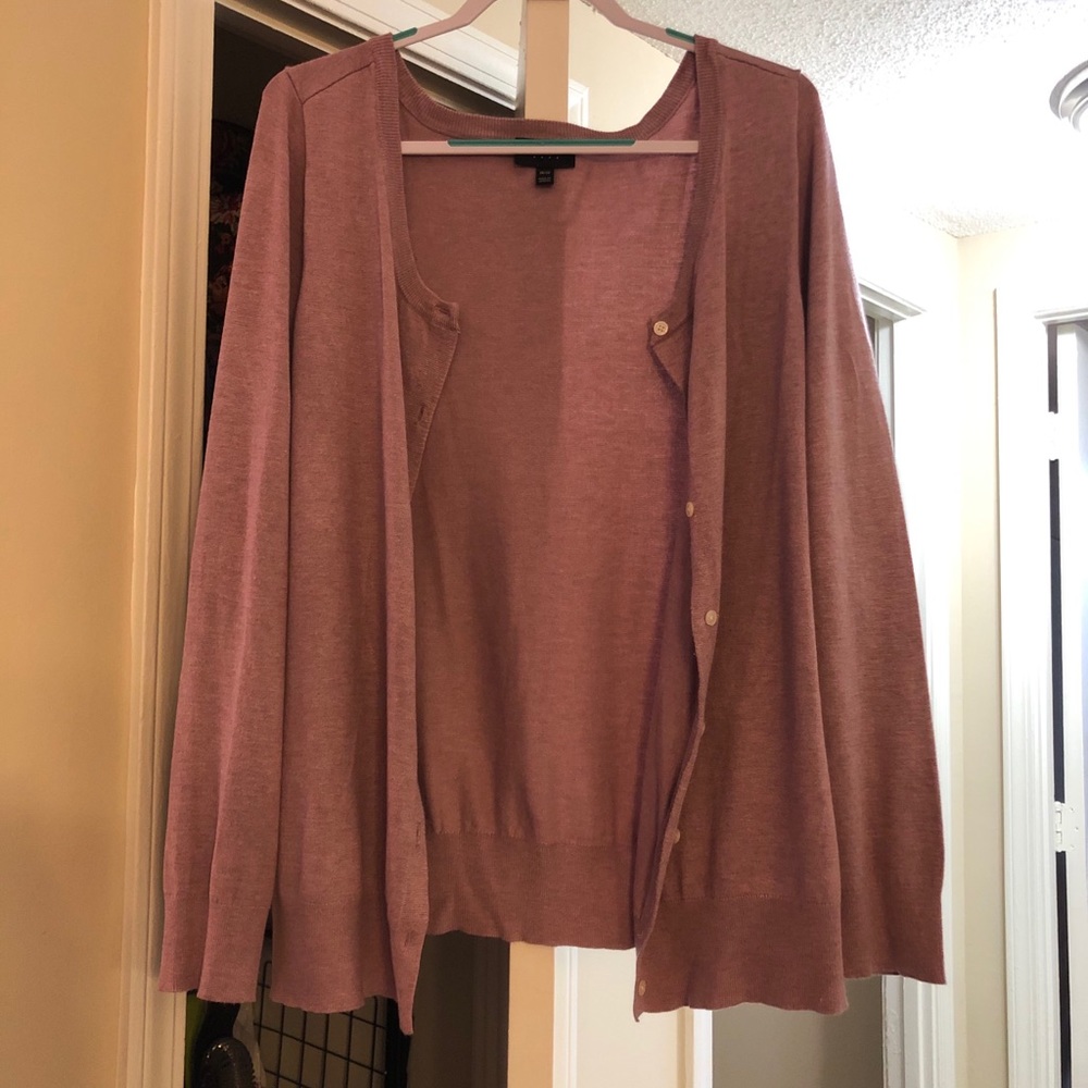 Lane Bryant Mauve Cardigan